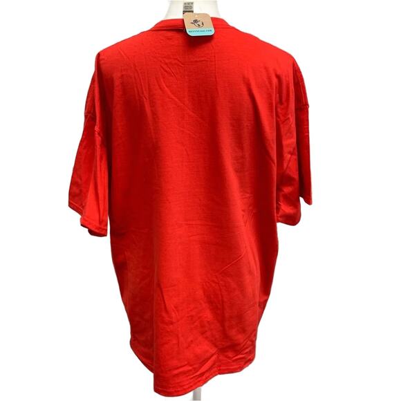 Hand Printed 2XL Superbowl Here for the Snacks Commercials Halftime Show Tee - Picture 4 of 5